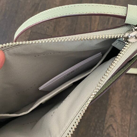 Coach Kitt Messenger Crossbody, Light Green/Silver - Picture 7 of 9